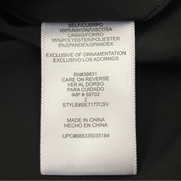 Sam Edelman Crochet Dress Eyelet Cut Out Black Mini Dress Size 2 - Picture 9 of 10